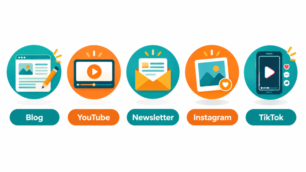 affiliate marketing content channels